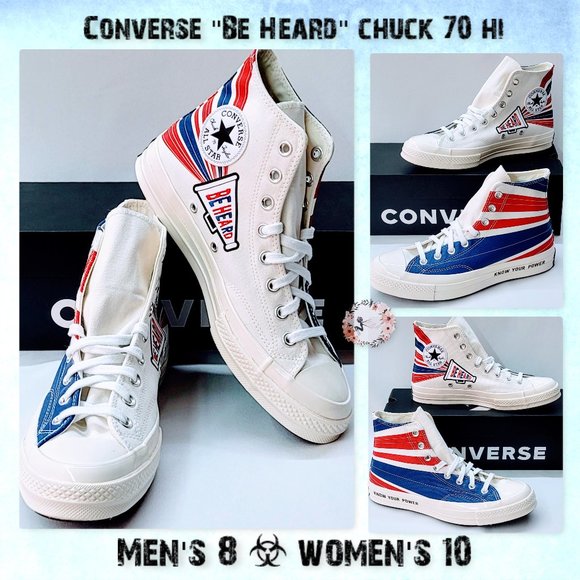 Converse Other - 🆕Converse "Be Heard" Chuck 70 HI Men's size 8